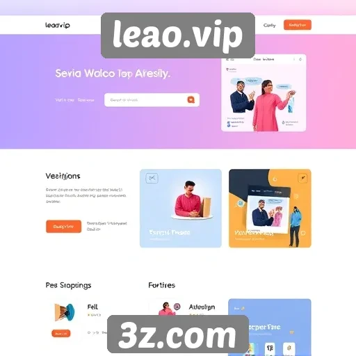 A experiência do usuário no site leao.vip